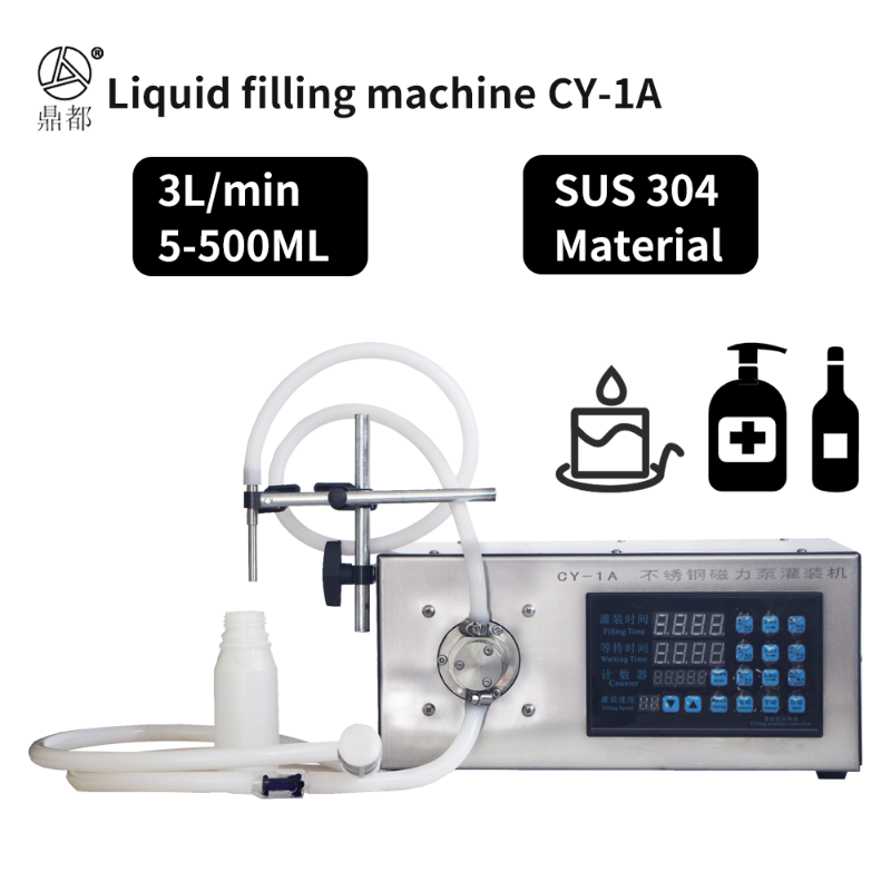 

Automatic small liquid filling machine filler machine CY-1A CY-2A filler for Wine Disinfectant Juice Essential oil Milk