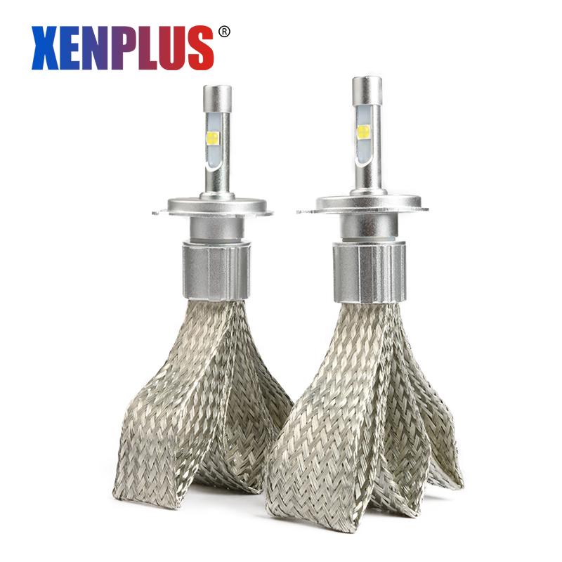 

Xenplus H4 Headlight bulbs H7 LED H1 H3 H11 D2S 880 3 4 9012 H8 H27 H9 Super bright CREE XHP50 Chip 9600LM 80W R5 for Auto