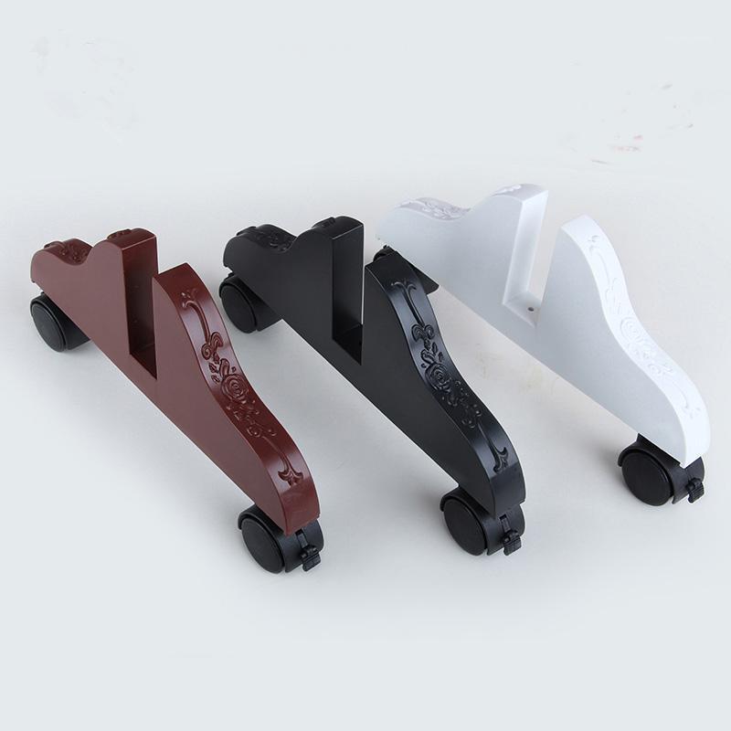 

Plastic Screen stand with brake caster metal trolley base partition support upright stand room divider bracket1