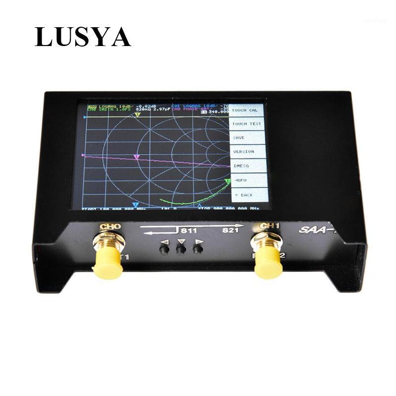 

Lusya 2.8 inch Touch Screen NanoVNA V2 HF VHF UHF UV 3G Vector Network S-A-A-2 Shortwave 50kHz - 3GHz Analyzer with metal case1