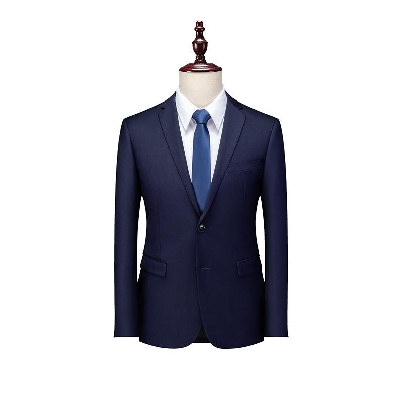 

Men's Suit Business Office Work Formal Casual Suit Jacket Slim Wedding Groom Party Prom Banquet Daily Life Black Navy Blue Gray, Black 2 buttons