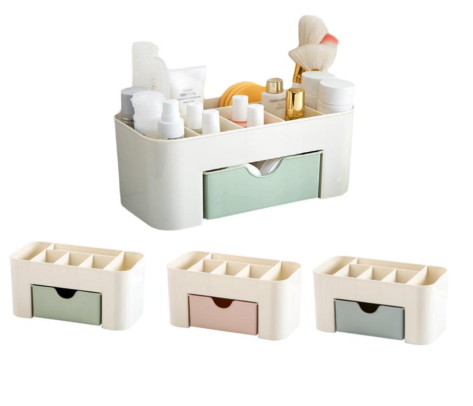 

Makeup Box Organizer Jewelry Necklace Nail Polish Plastic Storage Box Home Desktop Organizer For Women Cosmetics Fashion Tool