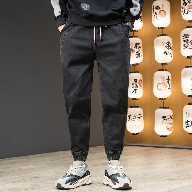 

Jeans Solid Color Jeans Young Men Men Oversized -4XL 5XL 6XL 7XL Fashion Large Size Denim Casual Loose Fashion, Black