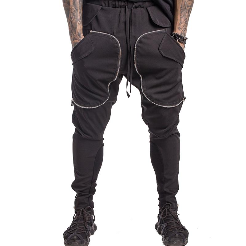 

Men Hip Hop Joggers Sweatpants Sreetwear Running Trousers Cargo Pants Male Sportswear Men Fashion Casual Street Harem Punk Pants