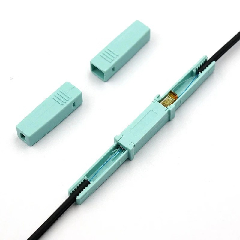 

Free Shipping 50, 100PCS/Lot FTTH Single-Mode Fiber Optic Quick Connector FTTH SM Optic Fast Connector
