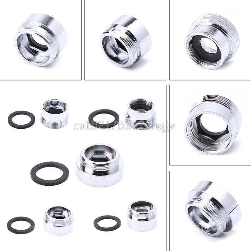 

Solid Metal Adaptor Inside Thread Water Saving Kitchen Faucet Tap Aerator Connector Kitchen Faucet Adapter Water Purifier O311