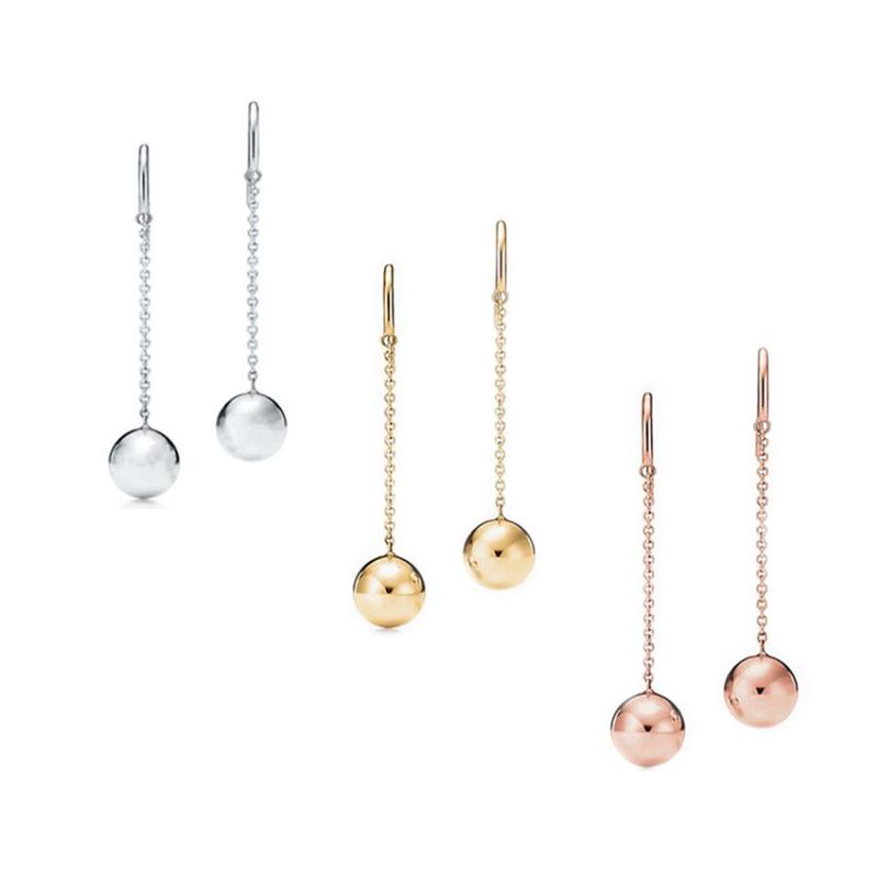 

925 sterling silver heart earrings European and American charm female personality holiday gift free shipping