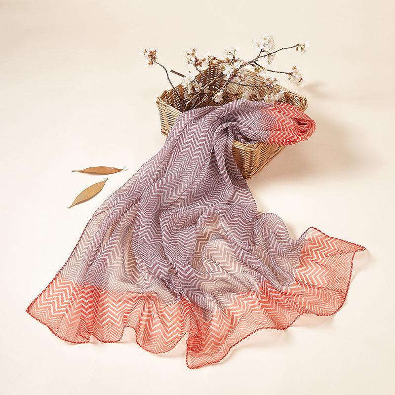 

Scarves Blue Orange Green Scarf For Hair Silk Satin Kerchief Splicing Bandana Female 55*165cm Small Shawls Neck Drop
