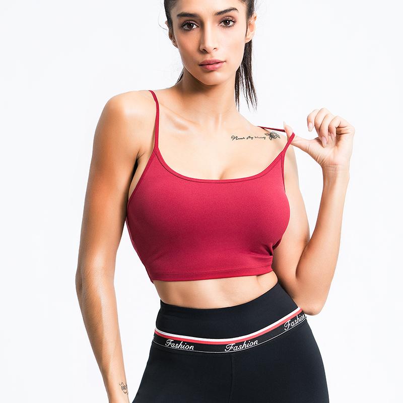 

Sports Bra Women Fitness Top Seamless Yoga Bra Classic Fashion Running Yoga Gym Crop Top Women Push Up Sport, Black