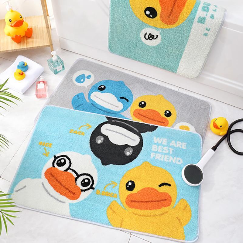 

Doormat Cartoon Kitchen Carpet Small Yellow Duck Door Mats Home Absorbent Bathroom Non-slip Entrance Outdoor Floor Mat Carpets1, Small yellow duck 03