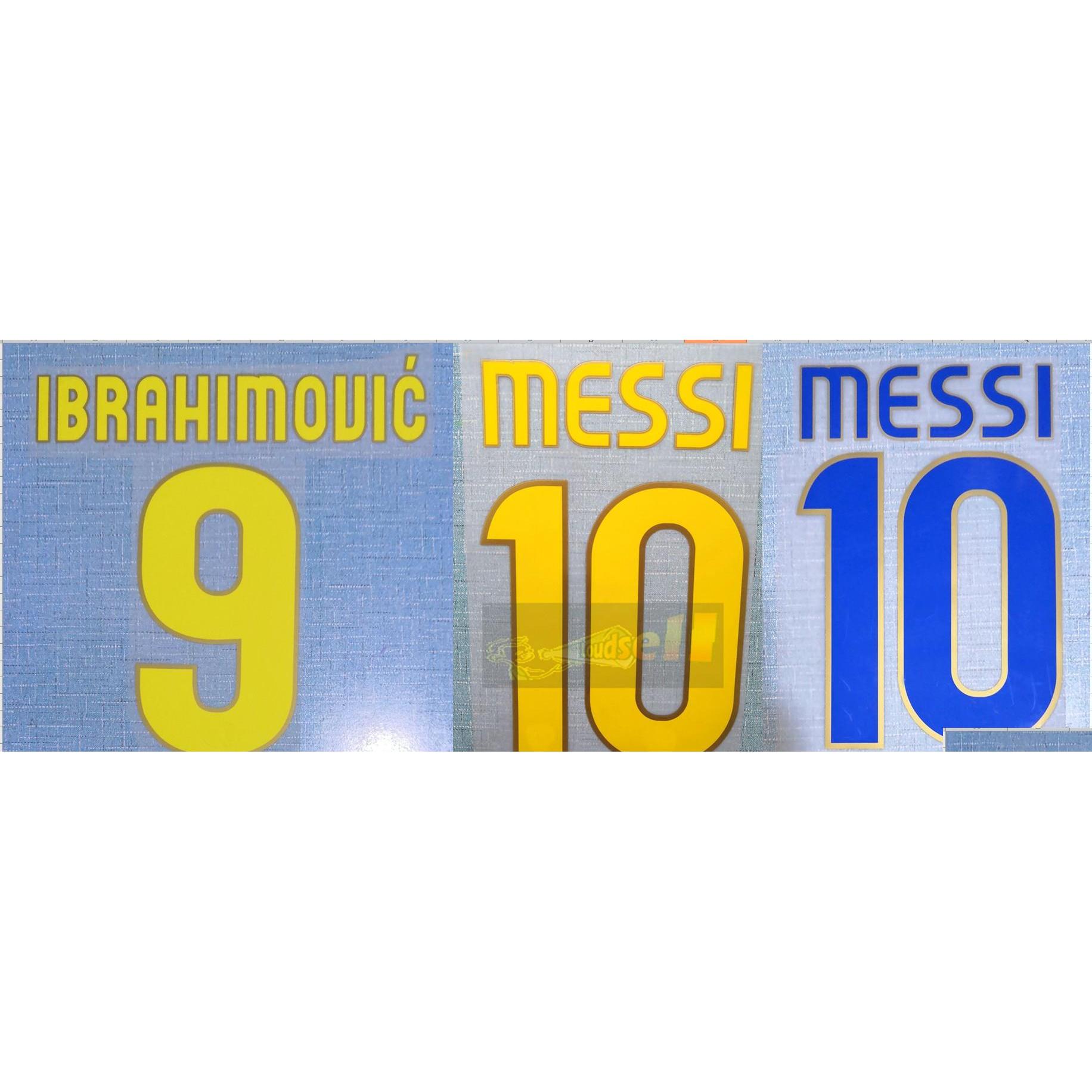

2008-2010 Home Away Messi Ibrahimovic Nameset Patch Badge 0Ssh5