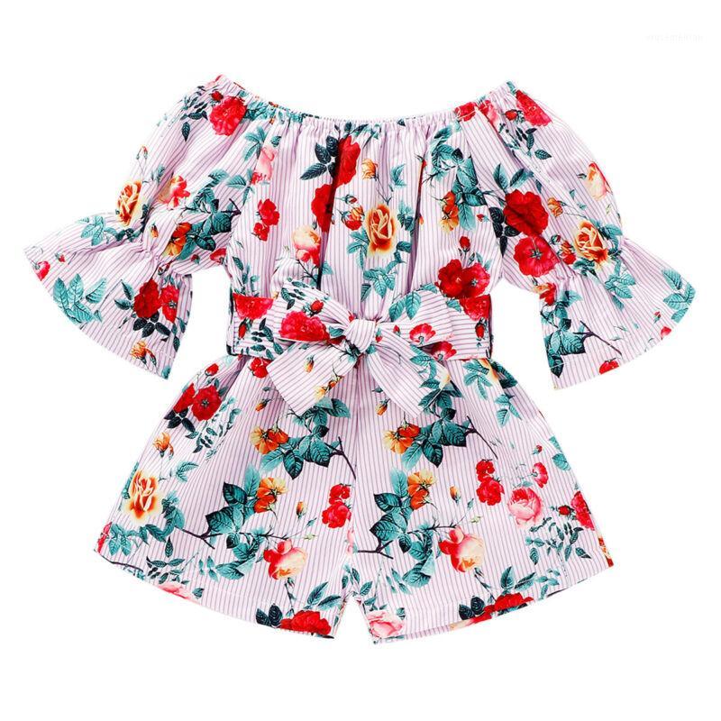 

NEW 2020 Newborn Infant Baby Girls Floral Romper Jumpsuit Bodysuit Outfit Clothing Set1, As pic