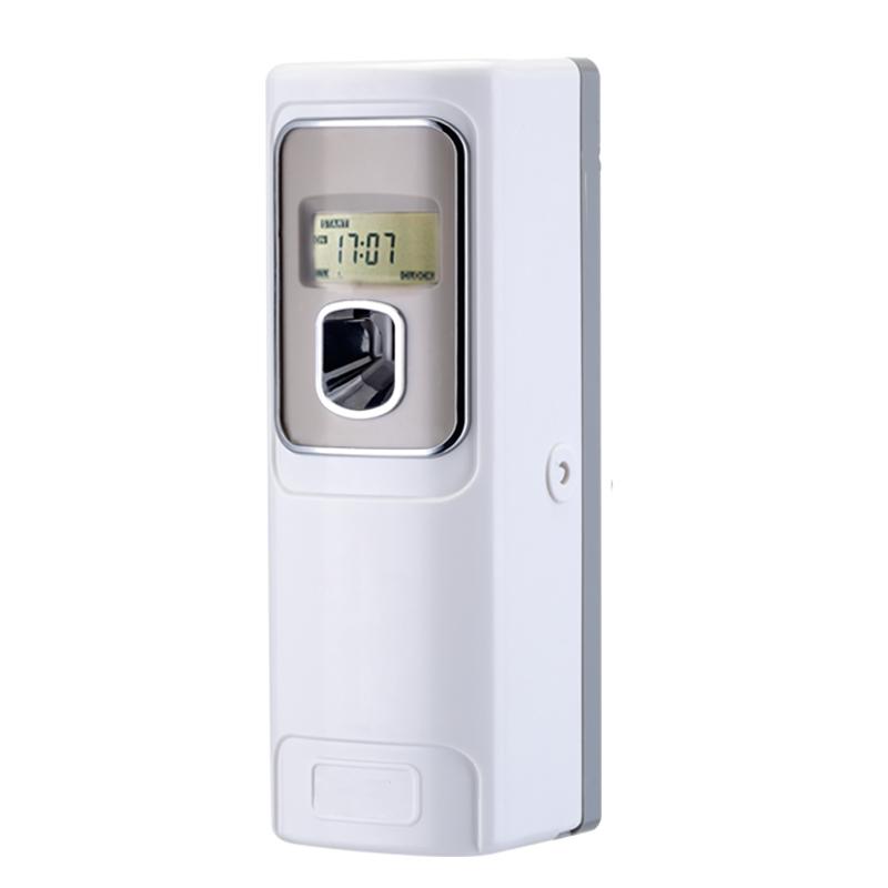 

Automatic Intelligence LCD Fragrance Sprayer Aerosol Dispenser Home Hotel Air Freshener Disinfector for 300ml Perfume Cans