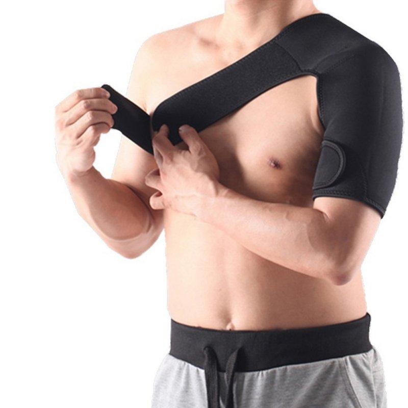 

Basketball Arm Sleeve Men Safety Sports Guard Posture Corrector Back Protector Adjustable Elastic Shoulder Support Brace, Right shoulder