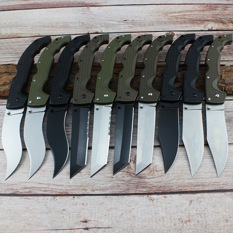 

Voyager 10 style Folding Pocket Knife Nylon Fiber Handle Utility Combat Hunting Survival Knives Tactical Outdoor EDC Multi Tools