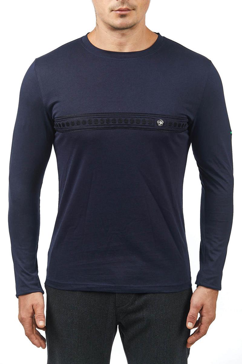 

Sweater cotton men's 2020 new fashion Round neck high quality embroidery Comfortable big size 48-58 free shipping, Black