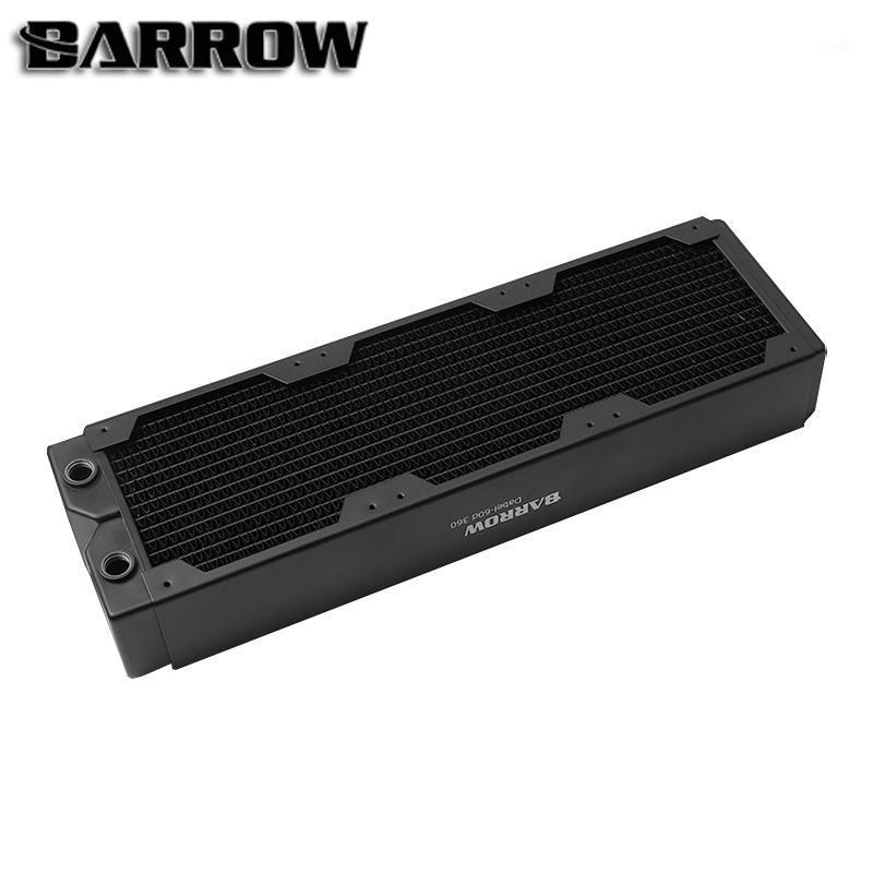 

BARROW 60mm Thickness Copper 360mm Radiator Computer Water Discharge Liquid Heat Exchanger G1/4 Threaded use for 12cm Fans1