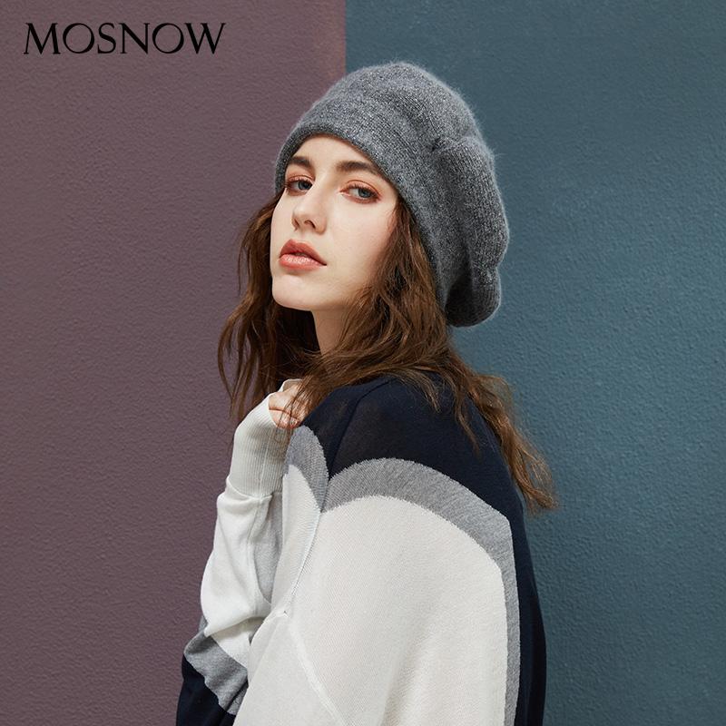 

Winter Women Beret Cap Wool Female Outdoor Caps New Style High Quality Ladies Hats Warmer Solid Color Daily Berets For Women, White