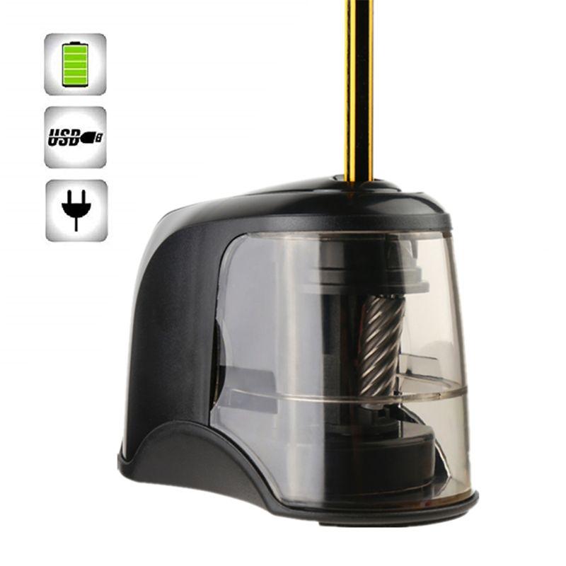 

Electric Pencil Sharpener Best Heavy Duty Helical Steel Blade for Artists Kids Adults Colored Pencils