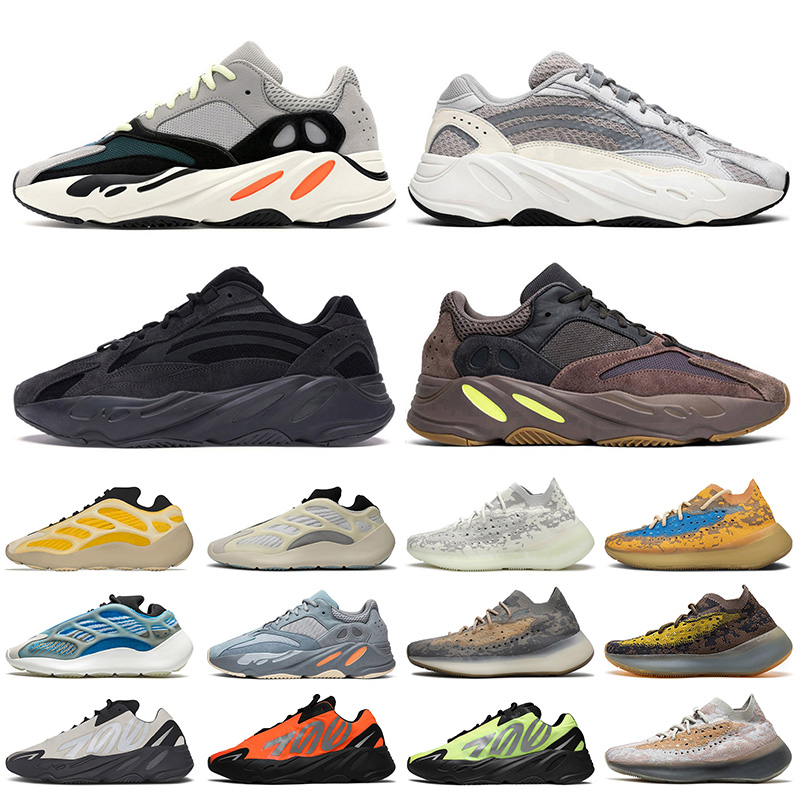 

Top Quality Women Men Kanye West 700 Wave Runner Static Vanta Mauve Running Shoes Lmnte Pepper 700 v3 Azareth Srphym Azael trainers sneakers, #23 white skeleton 36-45