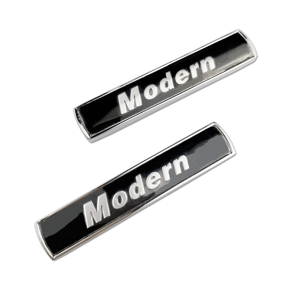 

Metal Car Side Fender Sticker Modern Umbrella Logo for Smart Mercedes BMW Volvo Citroen Tesla Chevrolet Cruze Auto Emblem Decal, Black
