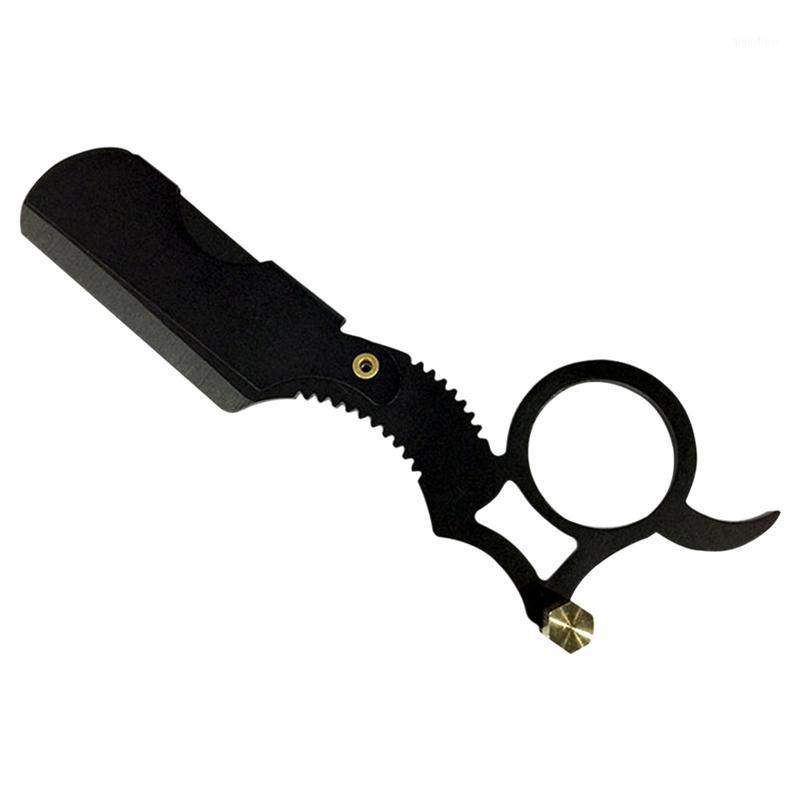 

1Pcs Black Stainless Steel Barber Razor Beard Eyebrow Shave Tool for Men Manual Razors1