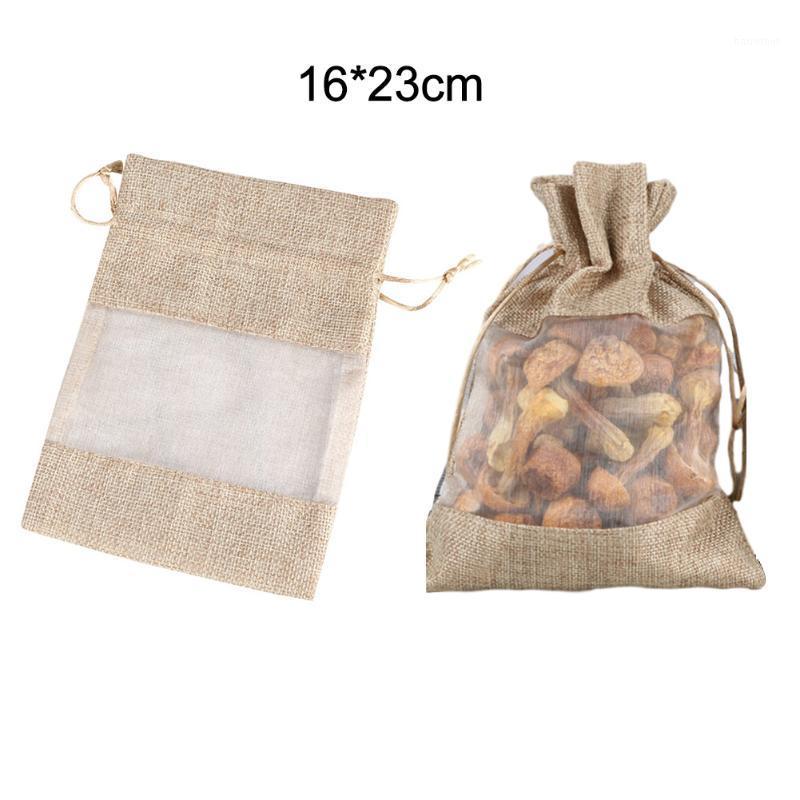 

10 Burlap Bags Beige Linen Drawstring Burlap Candy Christmas Storage Bag For Gift 10*14cm, 13*18cm, 16*23cm1