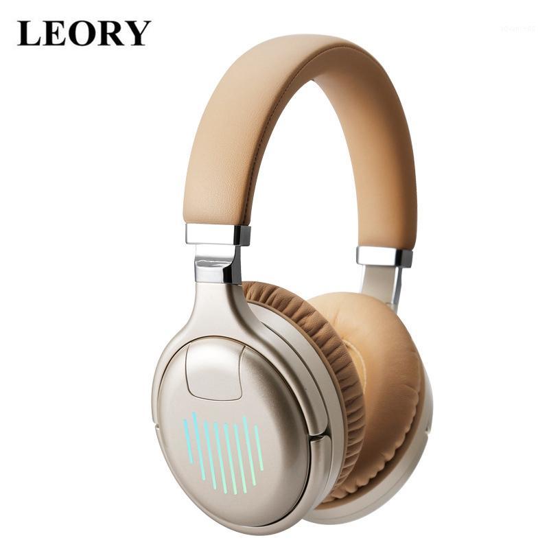 

LEORY TM061 Wireless bluetooth Headphone Button Stereo Denoise Foldable Gaming Headset With Mic Support TF Card MP3 FM for PUBG1