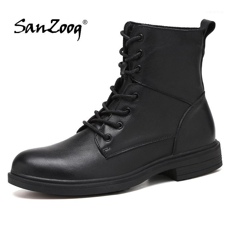 

Winter Black Leather Boots Men Botas Hombre Boot Masculina Coturno Botines Booties Botina High Top Dropshipping1