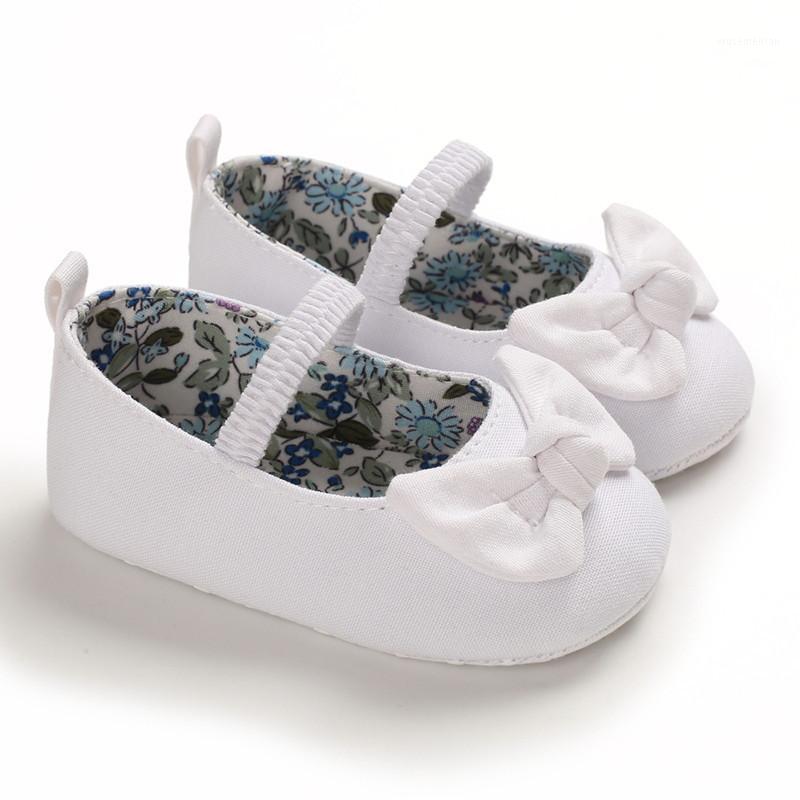 

Toddlers Baby Girls Canvas Bow First Walkers 2020 Trend Soft bottom Anti-slip Baby shoes 11-13cm1, Gray