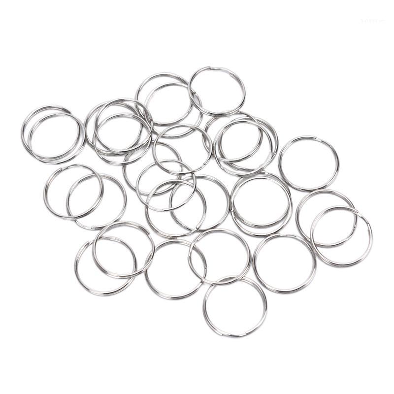 

50/100Pcs Split Rings Key Ring Findings Durable DIY Making Keychain Clip Holders1