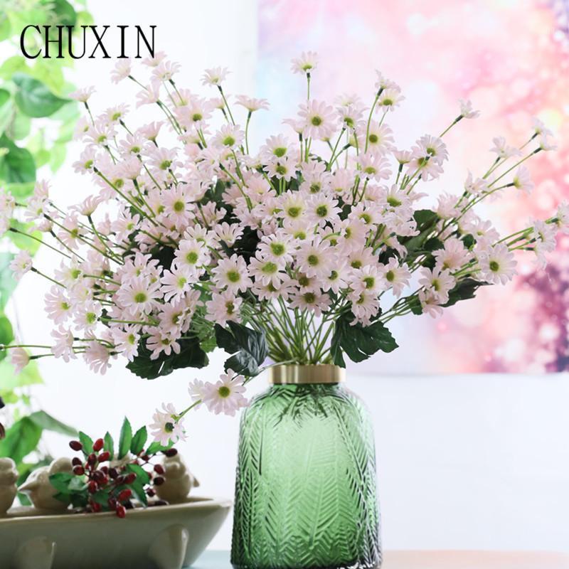 

Artificial Silk 30 Flower Head Mini Daisies Home Decor Living Room Decoration Fake Flowers Wedding Scene Layout Birthday Present1, White