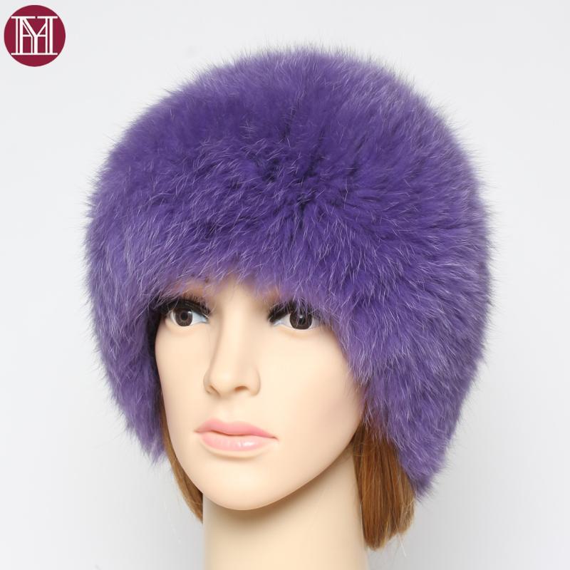 

Winter Lady 100%Natural Fur Hat Women Stretchy Warm Soft Fluffy Authentic Fur Hat Fashion Genuine Bomber Hats1, Beige
