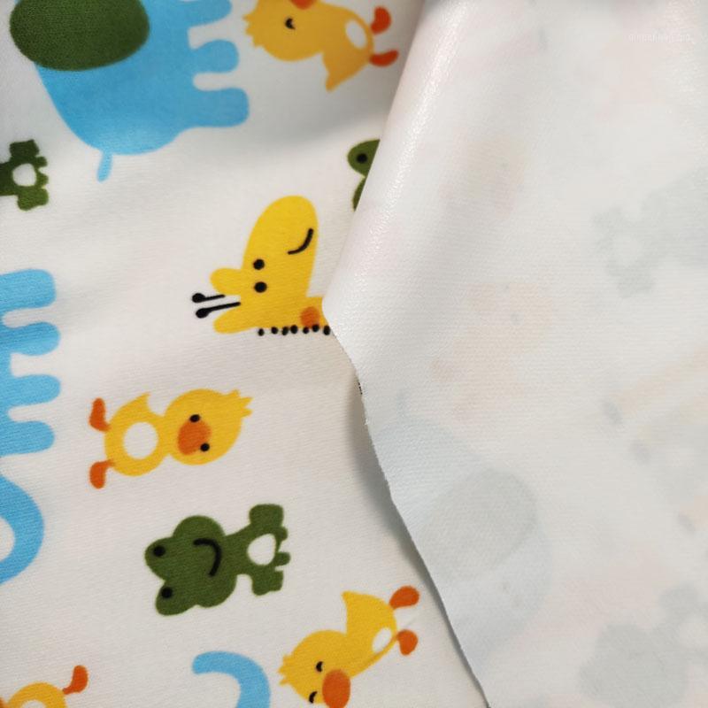 

high quality washable waterproof soft cotton PUL fabric with breathable TPU film for cloth diapers wet bags material1, A01