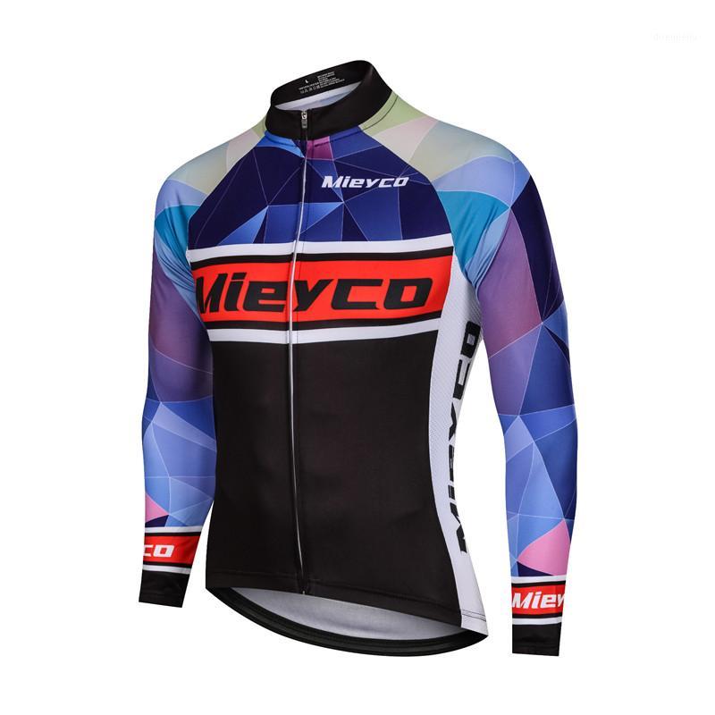 

Men's Long Sleeve Cycling Jersey MTB Bike Clothing Wear Spring Fall outdoor sports Bicycle Clothes Ropa De Ciclismo by Mieyco1, Brown