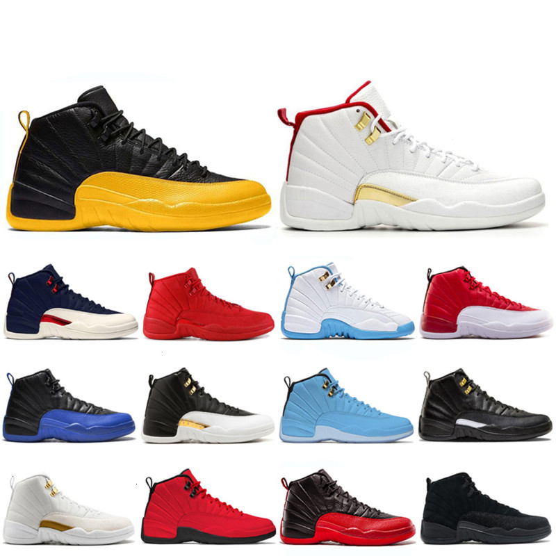 

2021 Man Basketball Shoes Fiba Gym Red French University Gold Gamma Blue 12s Men Sport Discount Sneaker Shoe Free Shipping, Wings