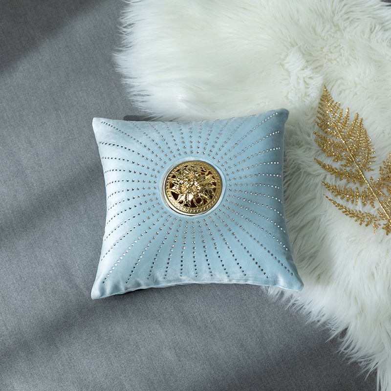 

New designer luxury pillowcases cushion Middle East home decoration ideas incense censer Pillow seat pillowcase aromatherapy with core, Black