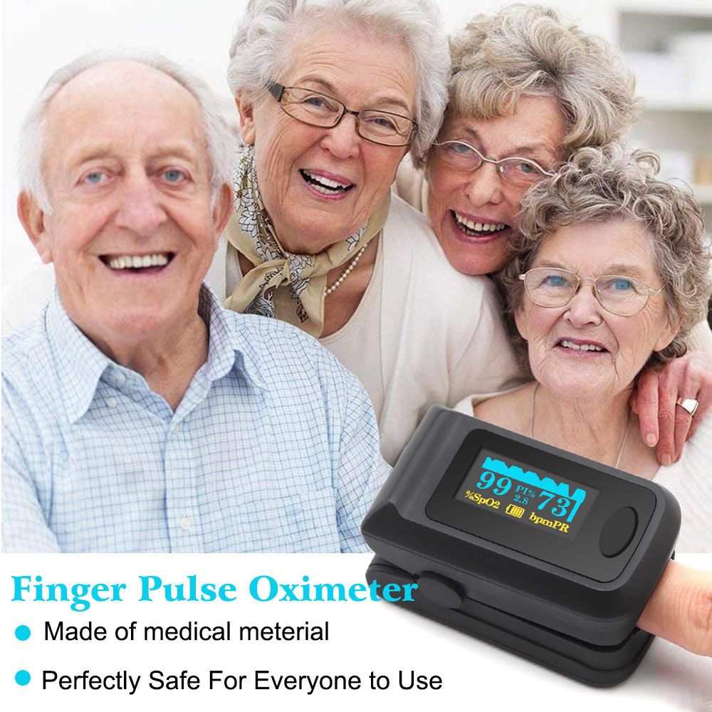 

finger clip oximeter blood oxygen monitor refers to pulse oximeter heart rate meter OEM IN STOCK Home care health appliances