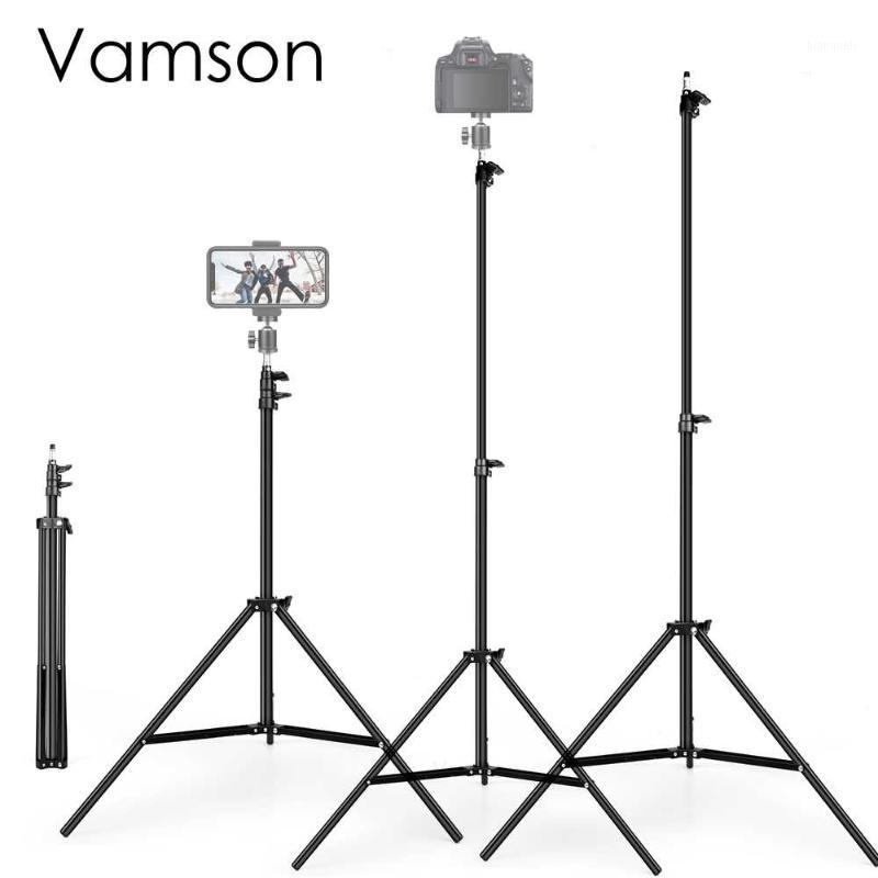 

Vamson for phone and camera holder control Foldable Light Stands Tripod photo video recording live broadcast Tripod stand VLS01A1