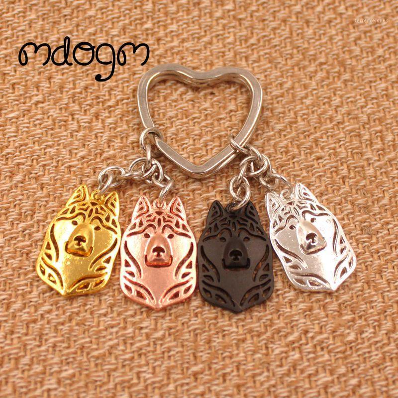 

Keychains 2021 Cute Husky Dog Animal Purse Handbag Charm Handmade Pendant Keychain For Bag Car Women Men Key Ring K0081
