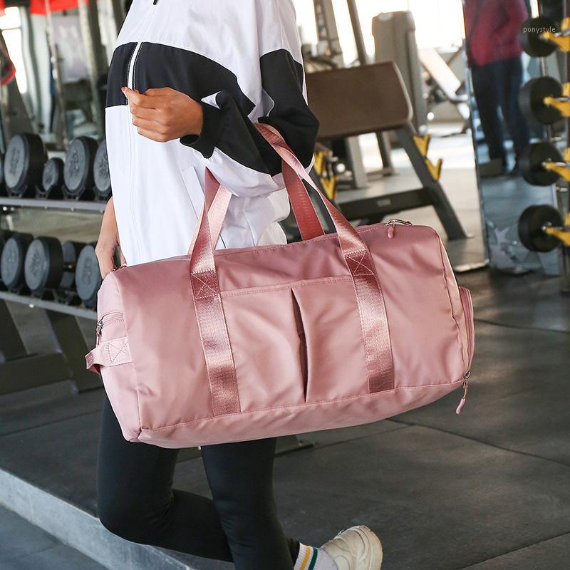 

2020 new ladies travel bag sports bag yoga fitness large capacity travel1, Blue