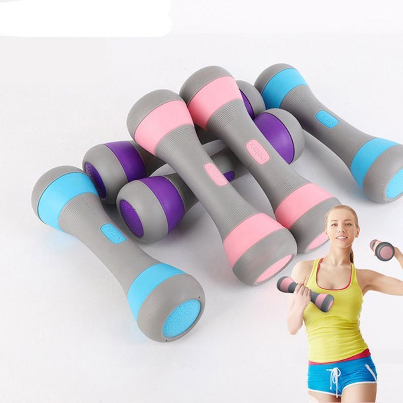 

FDBRO Home Exercise Adjustable Heavy Rubber Dumbbells Yoga Small Dumbbells Arm Ladies Fitness Gym Equipment1, Blue