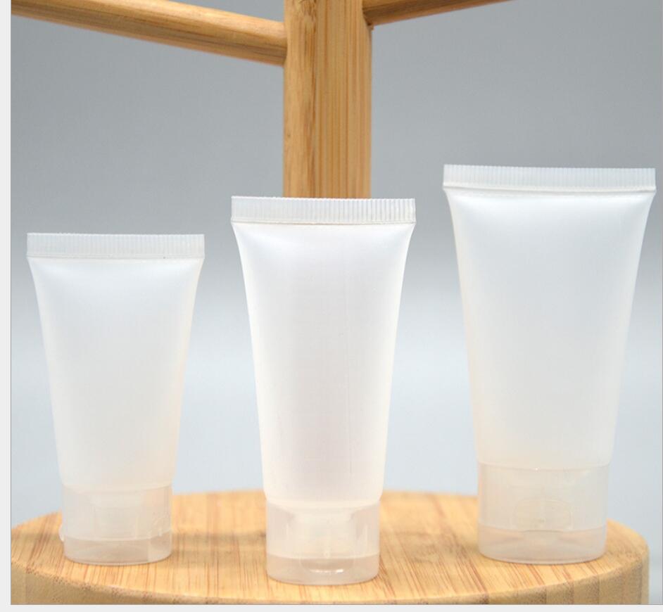 

5ml 10ml 15ml 20ml 30ml 50ml 100ml Clear Plastic Lotion Soft Tubes Packing Bottles Sample Empty Cosmetic Makeup Cream Container ju0512