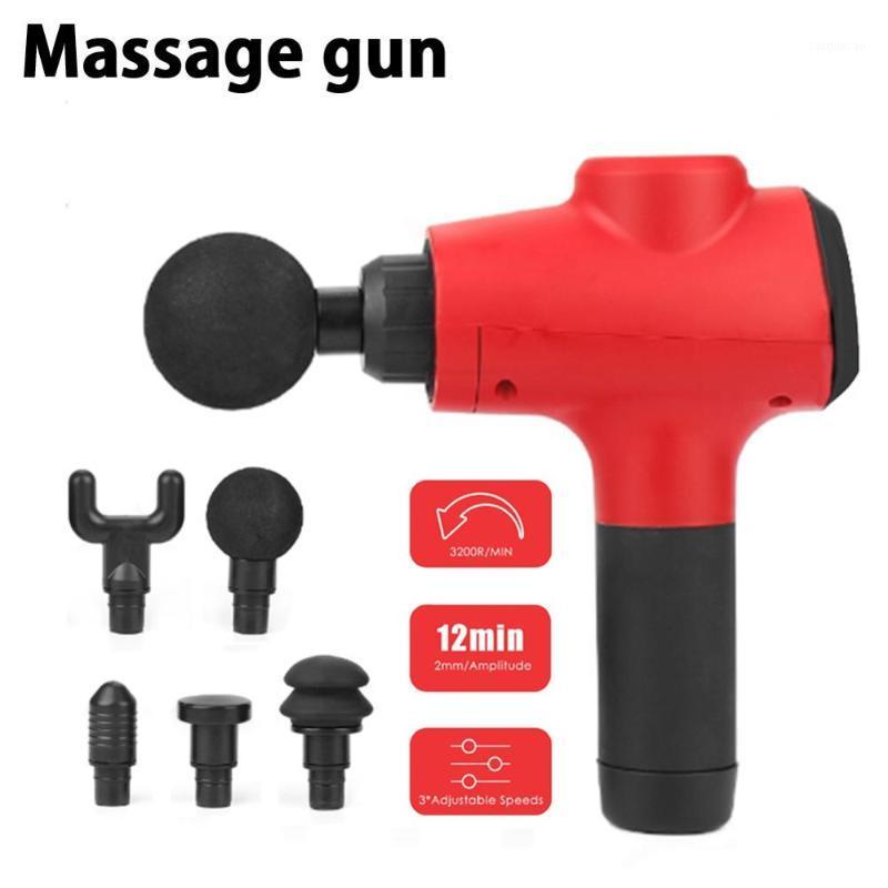 

Muscle Massage Gun High Frequency Electric Body Massager Clear Portable Bag After Exercise1