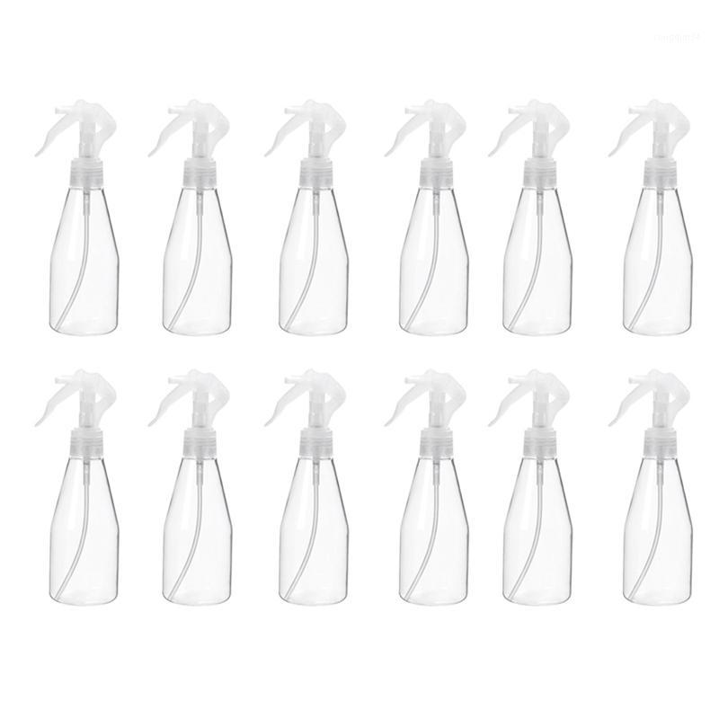 

12 Pcs 200Ml Refillable Pump Round Mist Spray Bottles-Portable Plastic Cosmetic Bottles Gardening Plants Sprayer1