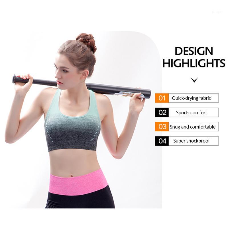 

M/L/XL Gradient High Stretch Sports Bra for Women,Quick Dry Padded HBack Sports Top,Seamless Yoga Running Fitness Sport Bra To1, Pink