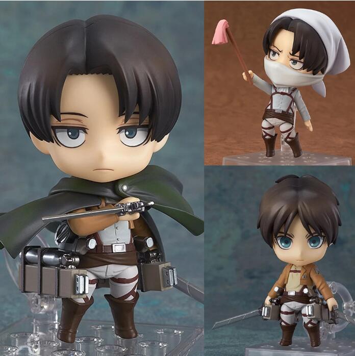

Anime Figures Attack Of The Titans PVC Cute Model Toys Action Levackerman 390 417 Titans Eren Jaeger 375