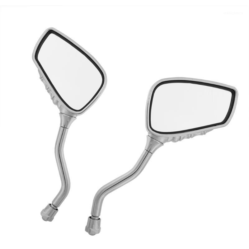 

Motorcycle Mirrors 2Pcs/Pair 10mm Stylish Design Modified Plated Mirror Rearview Back Side E-Bike Moto For