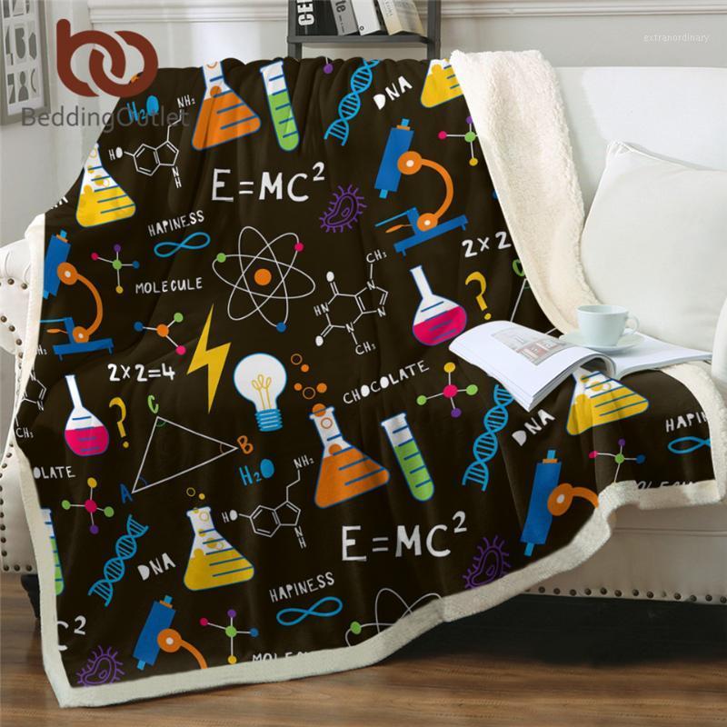 

BeddingOutlet Science Lesson Blanket For Bed Chemistry Biology Physics Soft Blanket Witchcraft Bedspread Magic Witching Mantas1