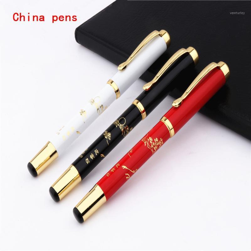 

Luxury Heavy pens 7039 White black red Welcoming pine office fountain pen Historical culture pen1